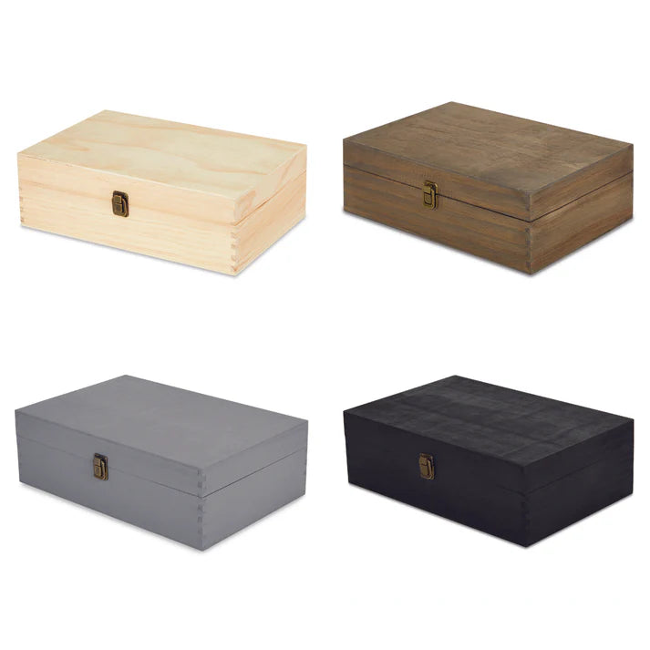 Whiskey Set - Decanter & 4 Glasses in Wood Box